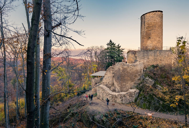 Ruins Cimburk, Czech Republic (Czechia)